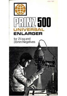 Dixons Prinz 500 manual. Camera Instructions.